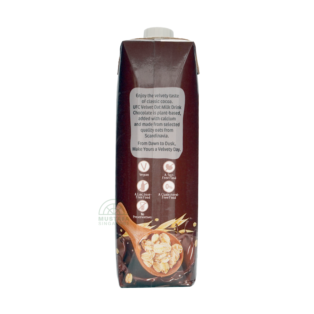 UFC Velvet Oat Milk Drink Chocolate Plant Based Dairy free 1L