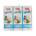 UFC Refresh 100% Natural Coconut Water 3 x 250ml