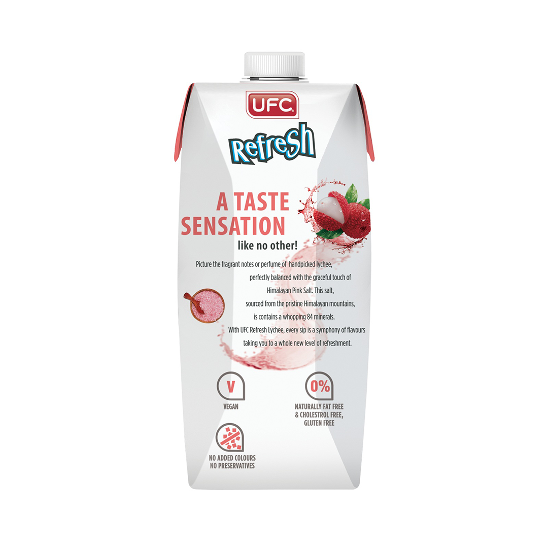 UFC Refresh Lychee with Himalayan Salt 500ml