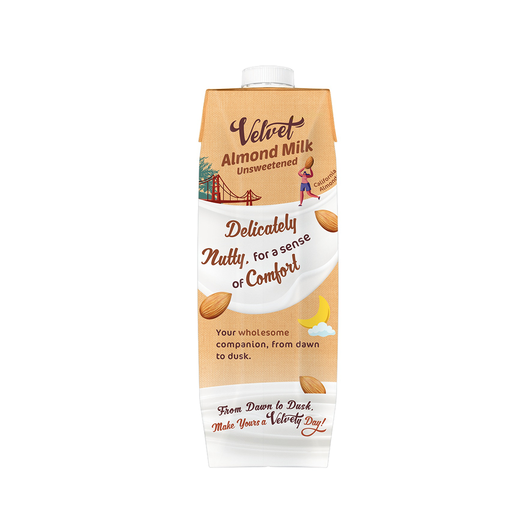 UFC Velvet Almond Milk Drink Unsweetened 1L