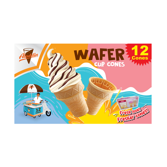 Aladdin Wafer Cup Cone 50g