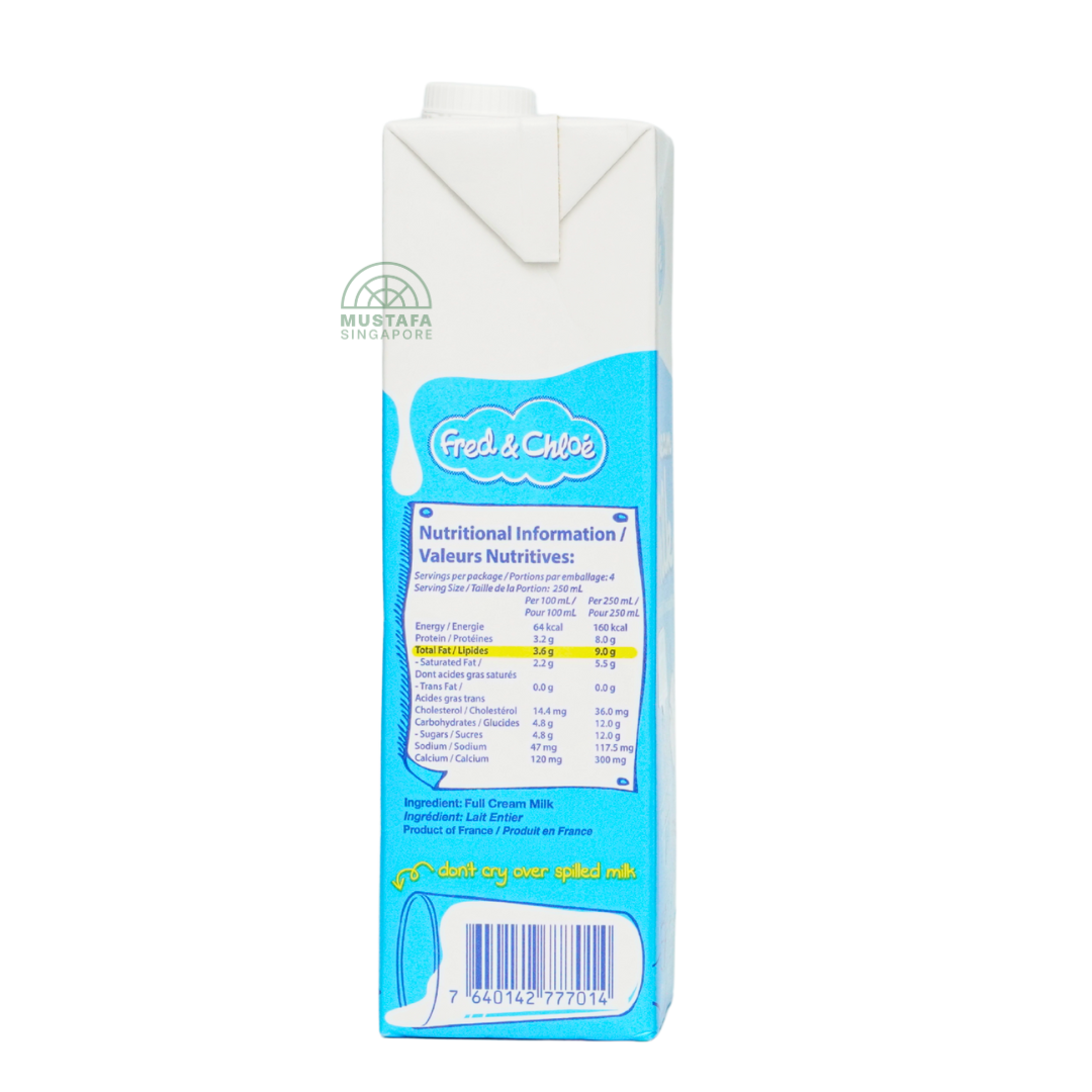 Fred & Chloe Full Cream Milk 1L