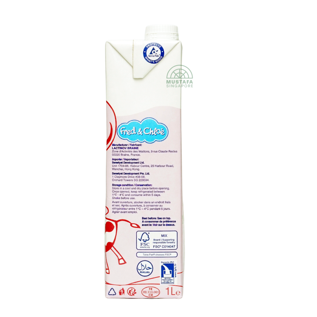 Fred & Chloe Semi-Skimmed Milk 1L