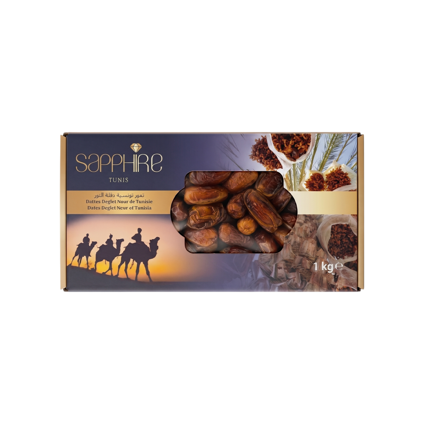 Sapphire Tunis Deglet Nour Dates 1kg