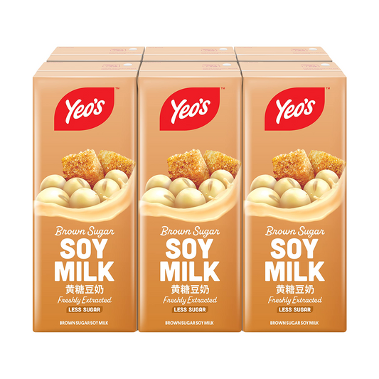 Yeo's Brown Sugar Soy Milk 250ml x 6s