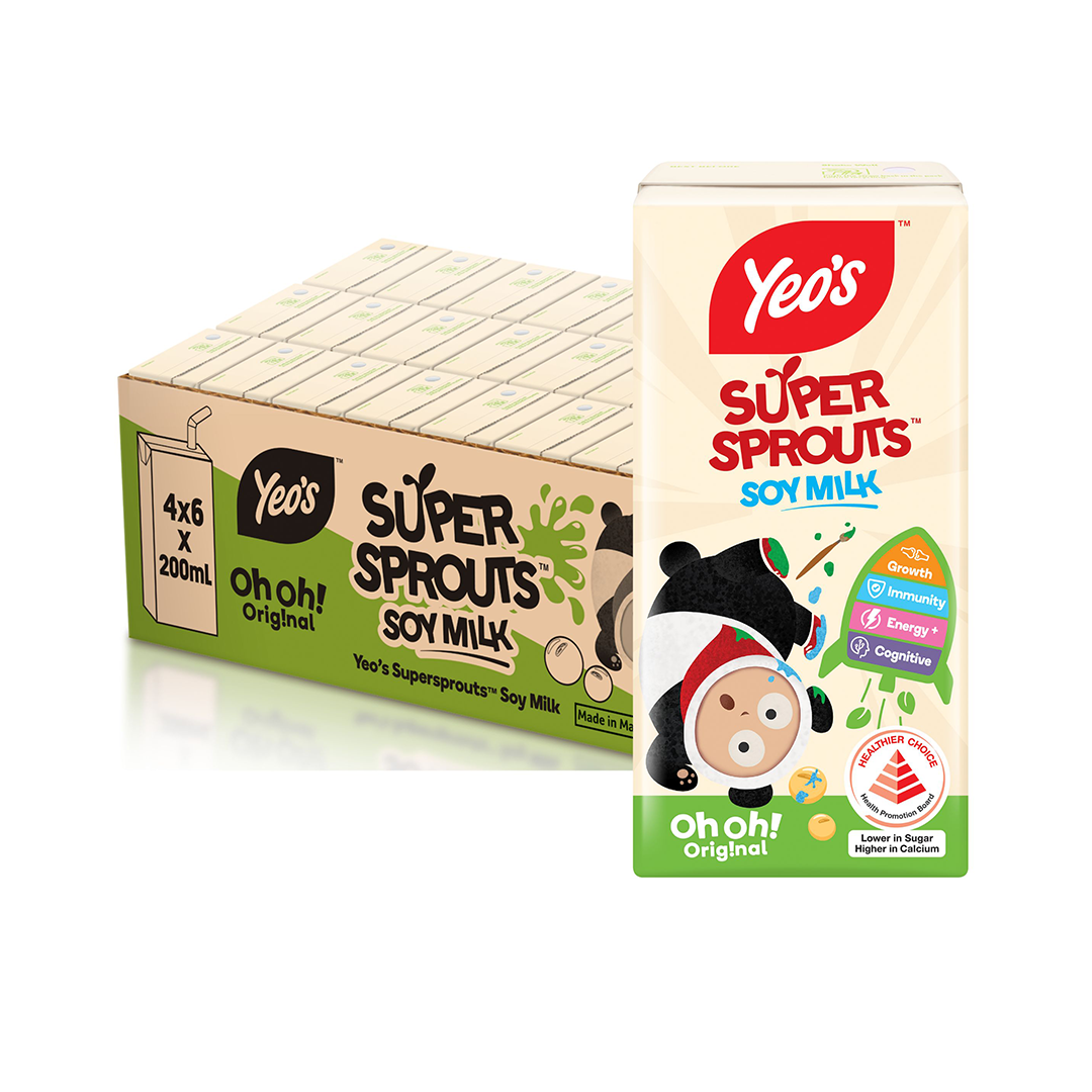 Yeo's SuperSprout Original Soy Milk 200ml x 6s