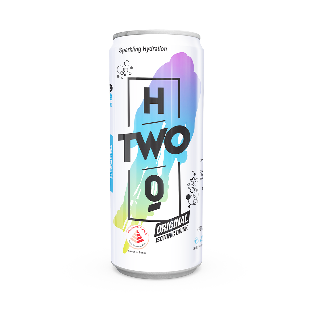 H2O Sparkling Original Isotonic Drink Can 325ml