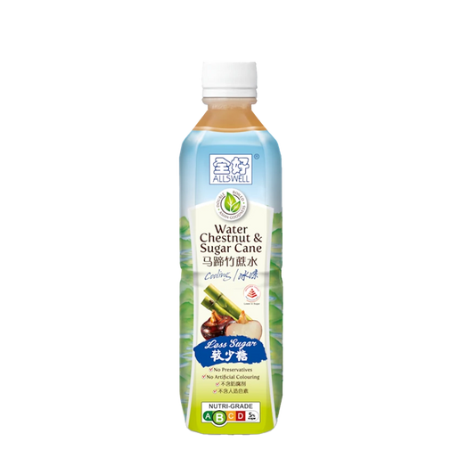 Allswell Water Chestnut Less Sugar 500ml