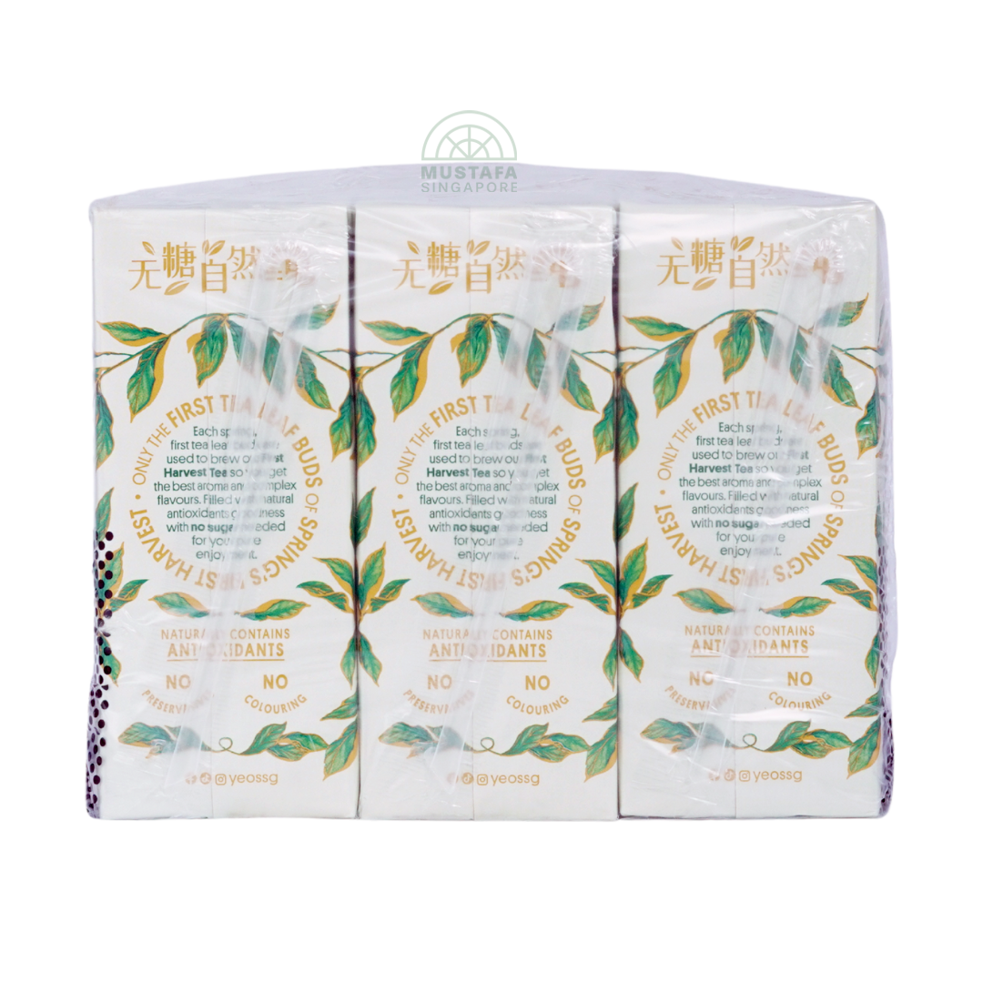 Yeo's First Harvest Green Tea Drink No Sugar 6 pack 250ml
