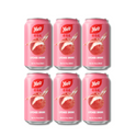 Yeo's Lychee Flavoured Drink Less Sugar 6 pack 250ml