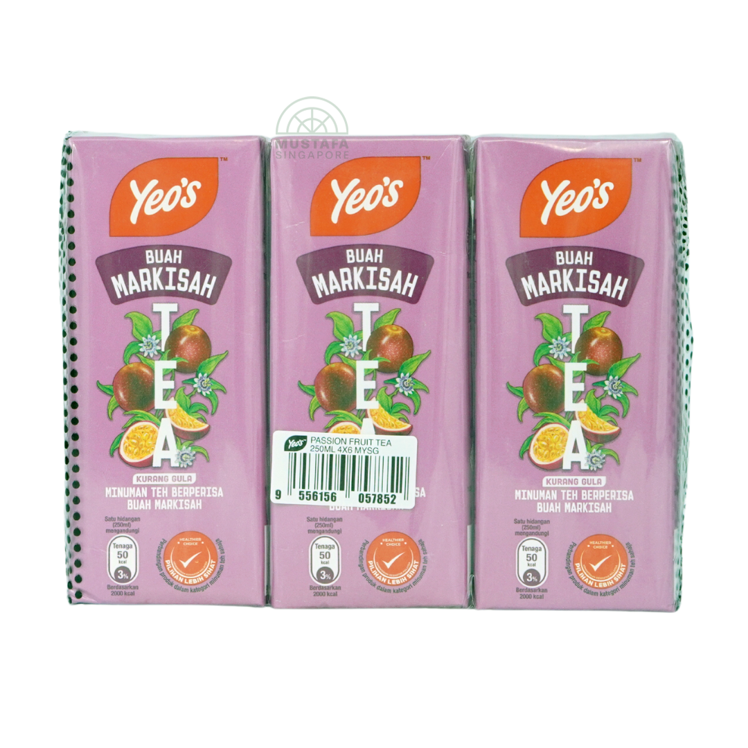 Yeo's Passionfruit Drink Less Sugar 6 pack 250ml