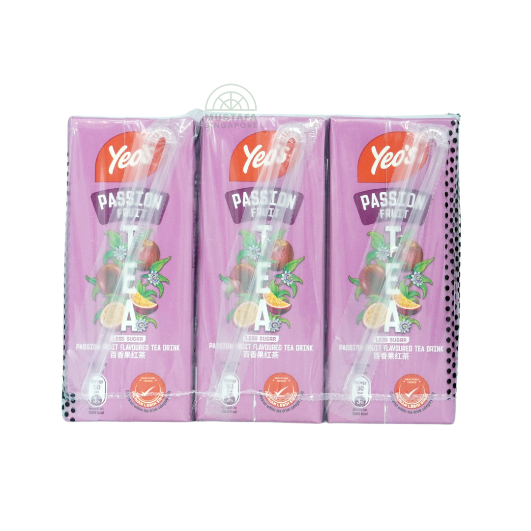 Yeo's Passionfruit Drink Less Sugar 6 pack 250ml