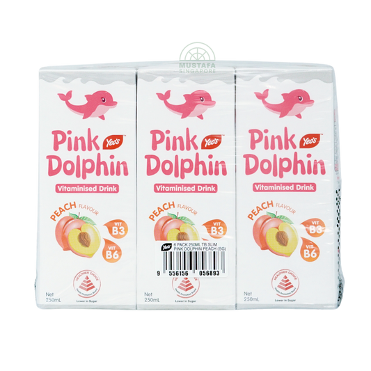 Yeo's Pink Dolphin Peach 6 pack 250ml