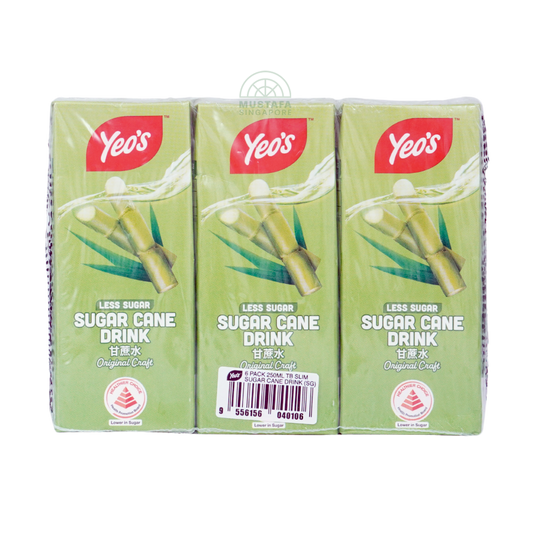 Yeo's Sugar Cane Drink Less Sugar 6 pack 250ml