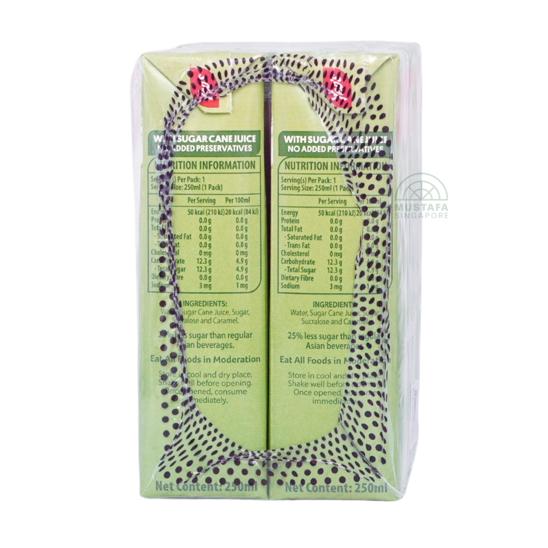 Yeo's Sugar Cane Drink Less Sugar 6 pack 250ml