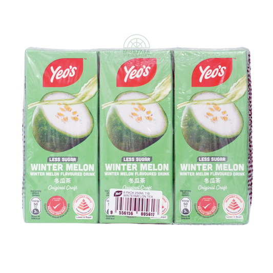 Yeo's Wintermelon Flavoured Drink Less Sugar 6 pack 250ml