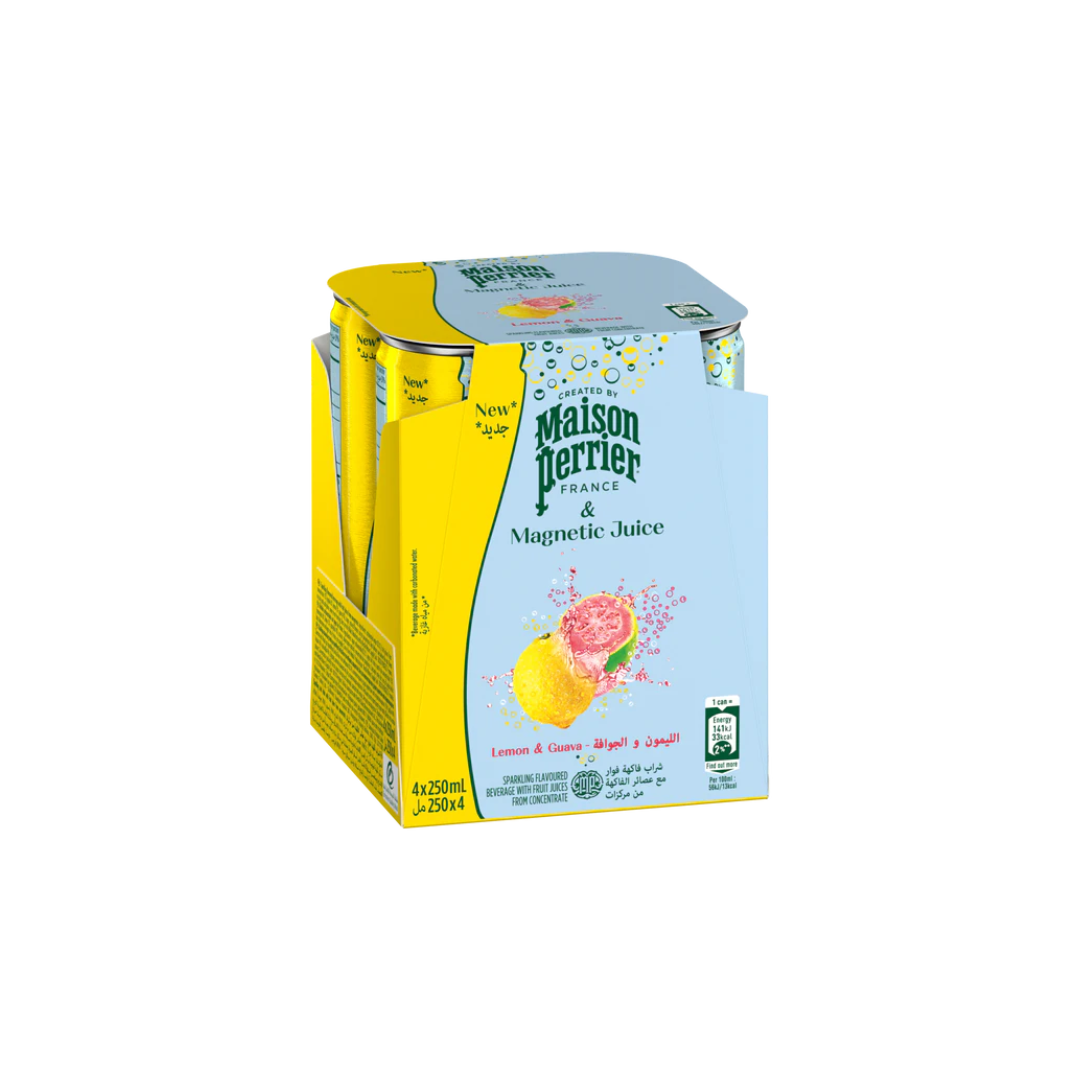 Maison Perrier & Magnetic Juice Lemon & Guava 4 x 250ml