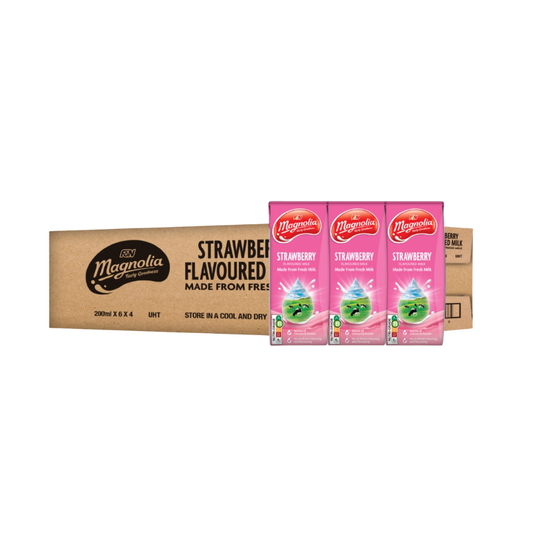 F&N Magnolia Strawberry Fresh Milk 24 x 200ml