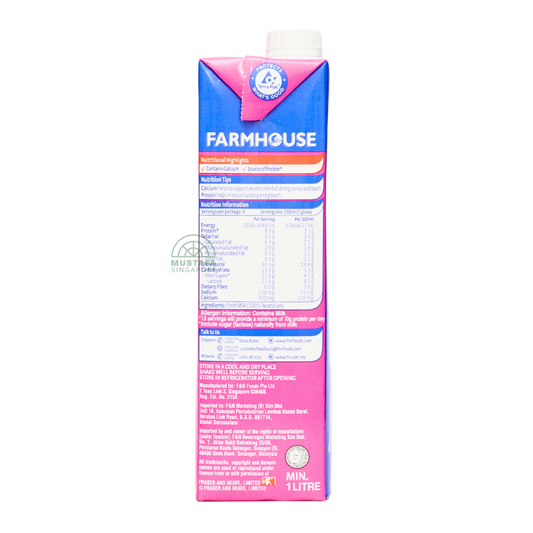 Farmhouse Fresh Milk UHT 1L