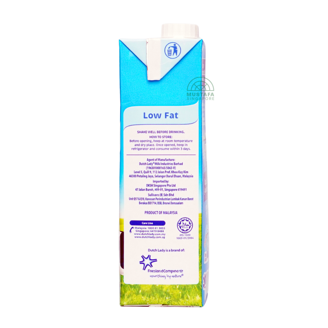 Dutch Lady Low Fat Milk 1L
