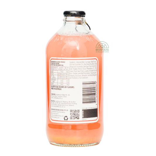 Bundaberg Blood Orange Flavoured Sparkling Fruit Drink 375ml