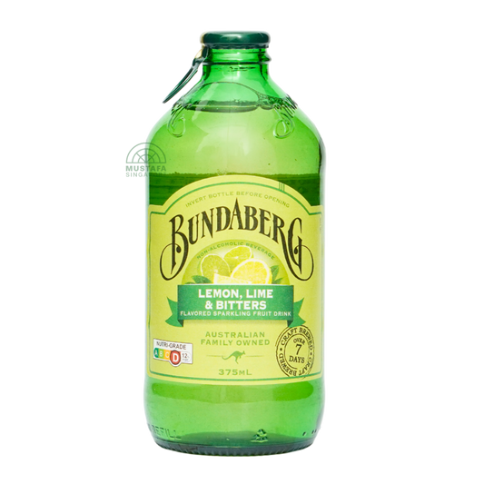 Bundaberg Lemon, Lime & Bitters Flavoured Sparkling Fruit Drink 375ml