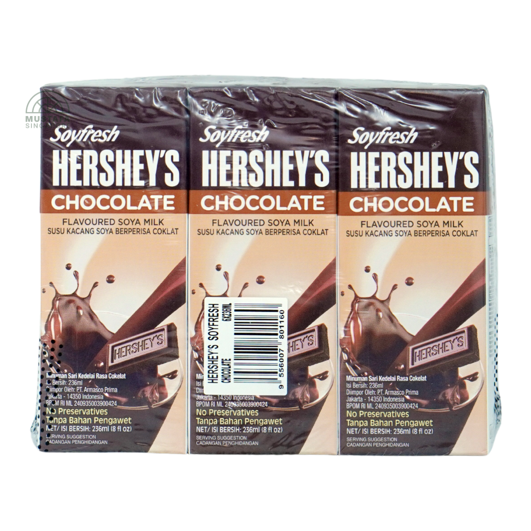 Soyfresh Hershey's Chocolate Flavoured Soya Milk 6 x 236ml