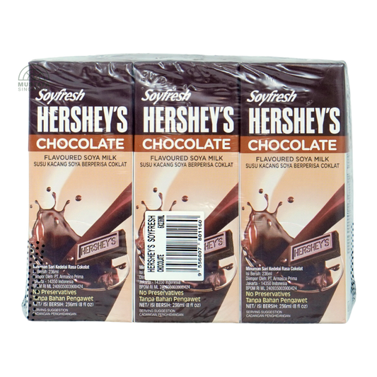 Soyfresh Hershey's Chocolate Flavoured Soya Milk 6 x 236ml