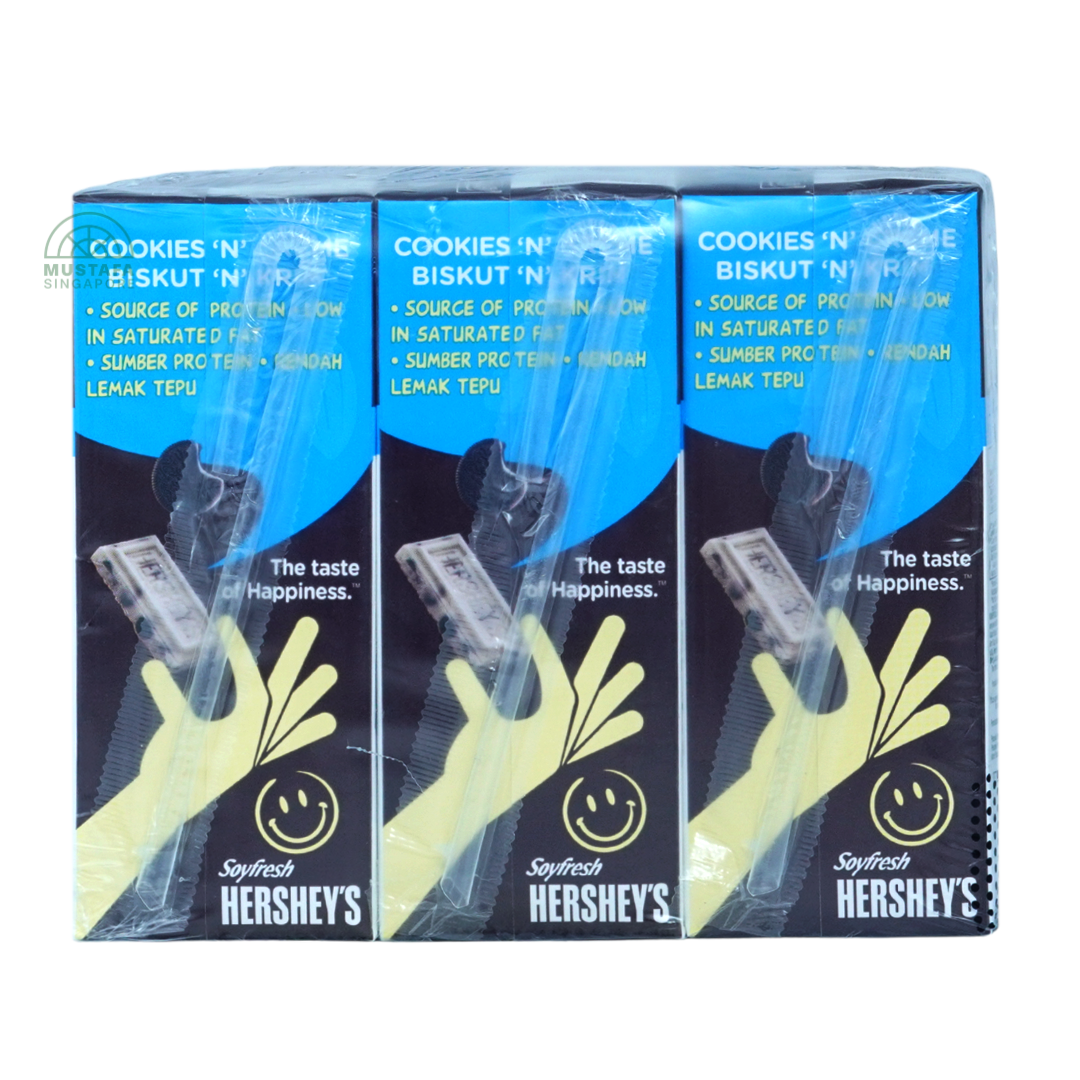 Soyfresh Hershey's Cookies 'N' Creme Flavoured Soya Milk 6 x 236ml