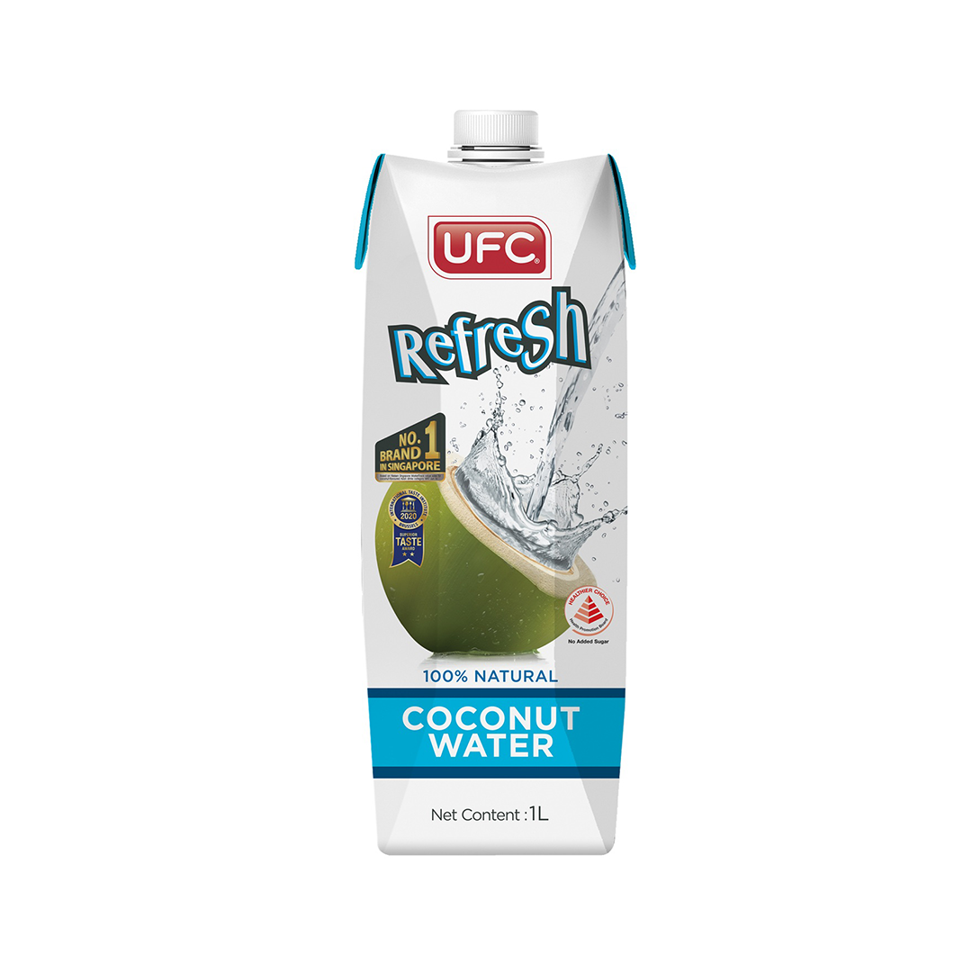 UFC Refresh 100% Natural Coconut Water 1L – ShopMustafa