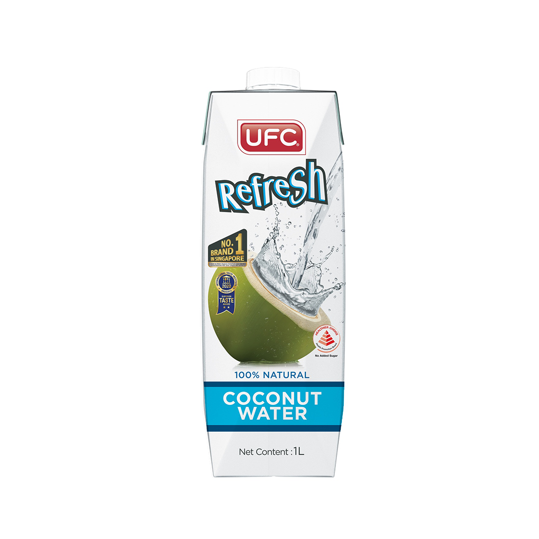 UFC Refresh 100% Natural Coconut Water 1L