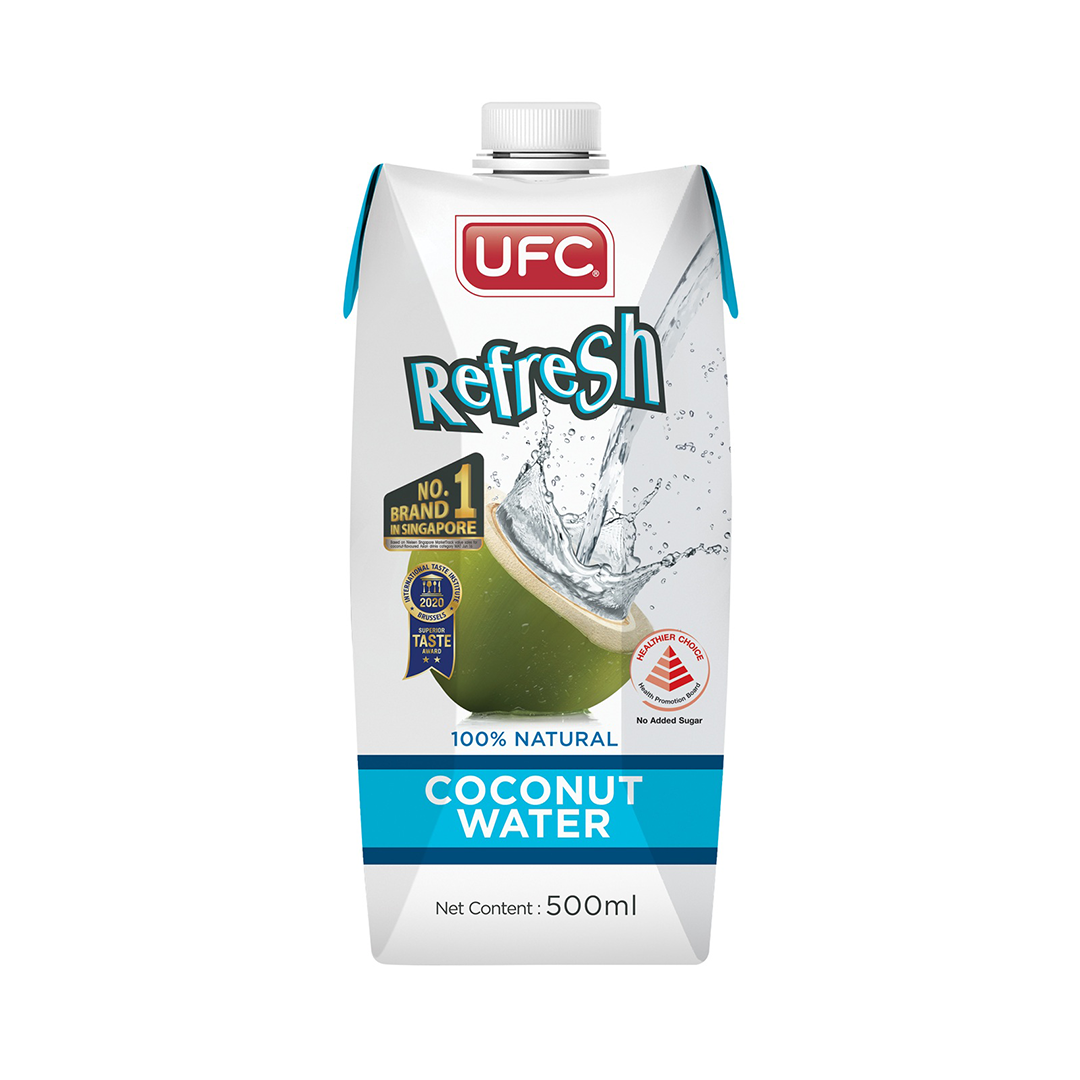 UFC Refresh 100% Natural Coconut Water 500ml