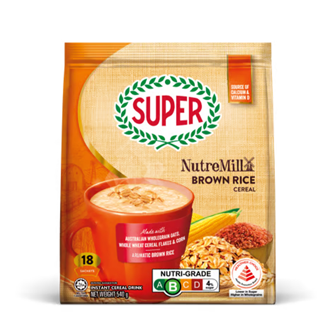 Super NutreMill Instant Cereal 540g (Brown Rice)
