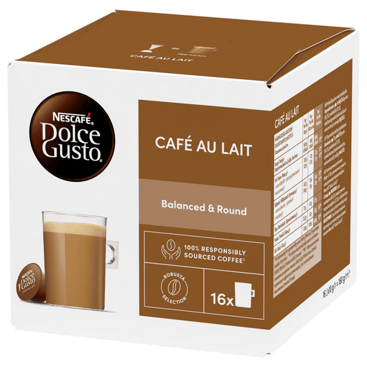 Nescafé Dolce Gusto Café Au Lait Capsules 16s