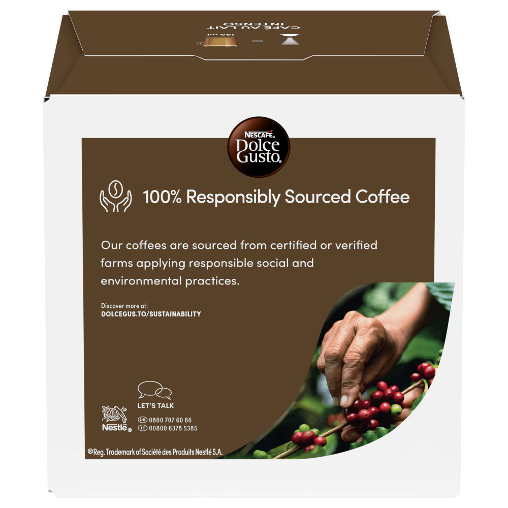 Nescafé Dolce Gusto Café Au Lait Intenso Capsules 16s
