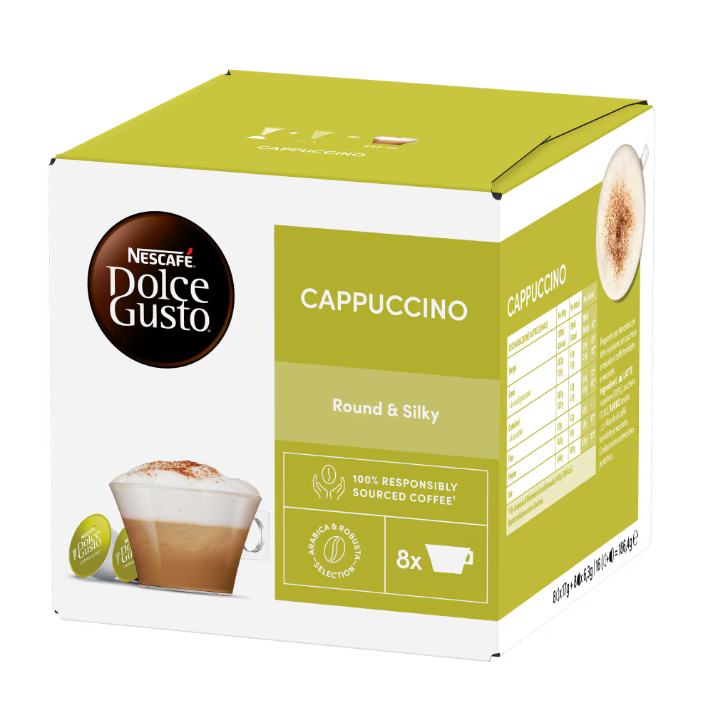 Nescafé Dolce Gusto Cappuccino Capsules 8s