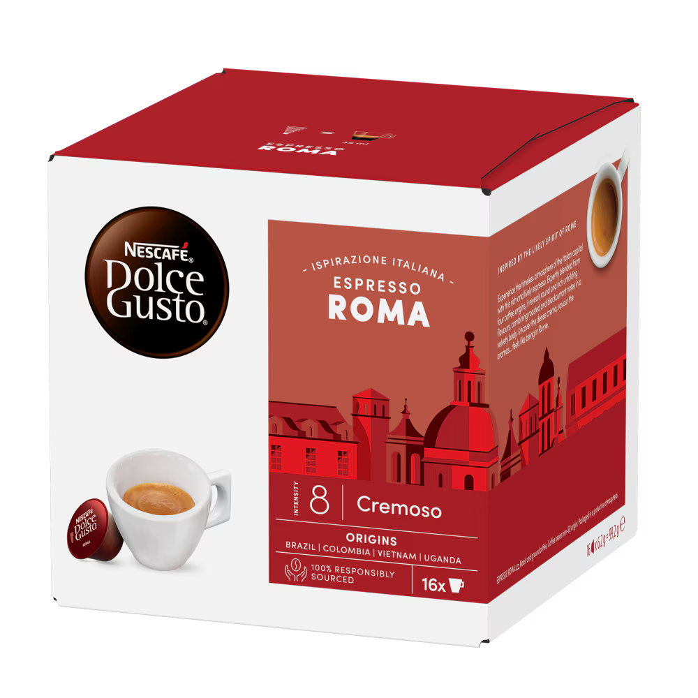 Nescafé Dolce Gusto Espresso Roma Cremoso Capsules 16s