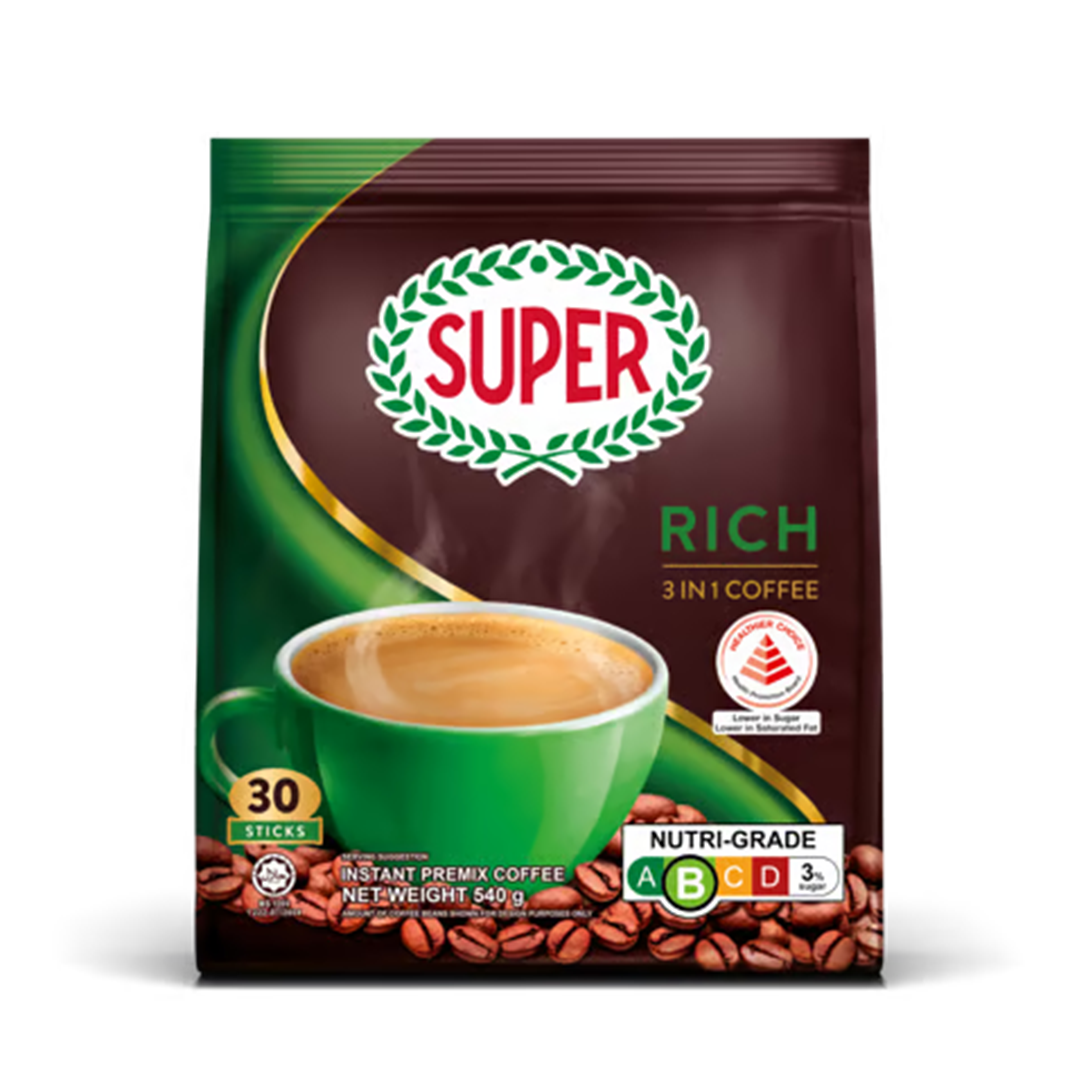 Super 3-in-1 Instant Coffee (Rich) 540g