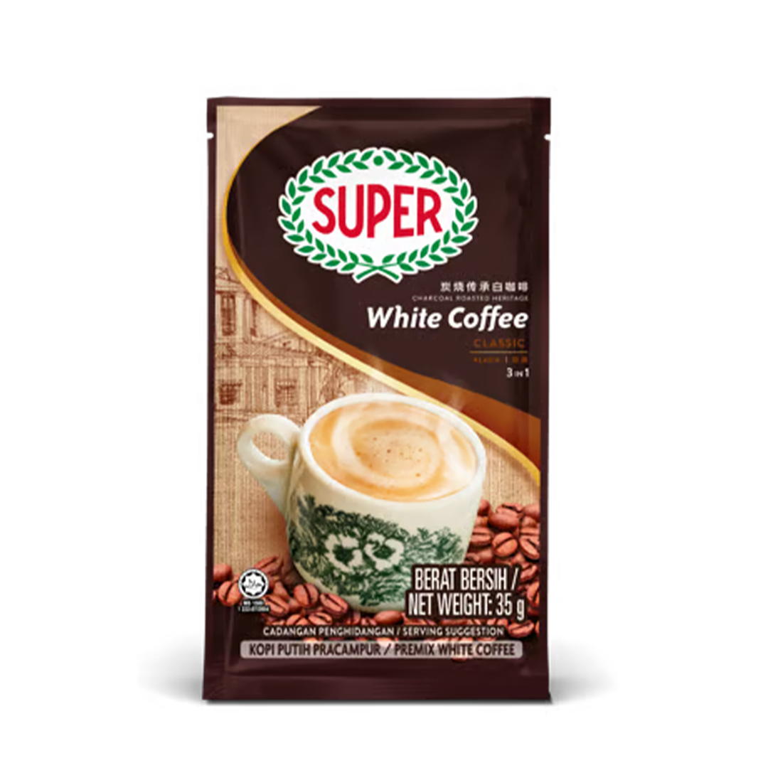 Super 3-in-1 Instant Charcoal Roasted White Coffee (Classic) 525g