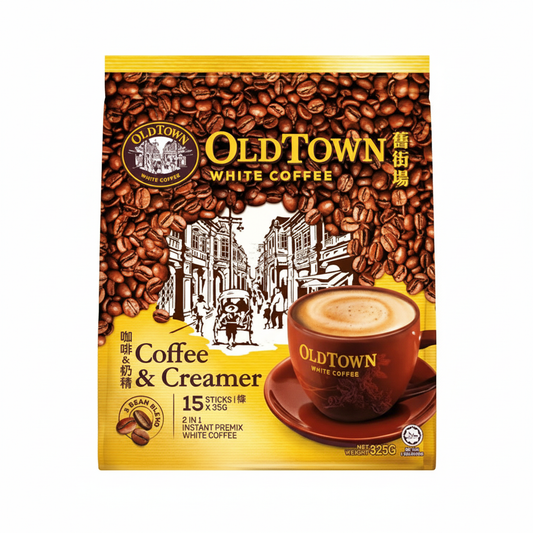 Old Town 2-in-1 Instant White Coffee - Coffee & Creamer 325g