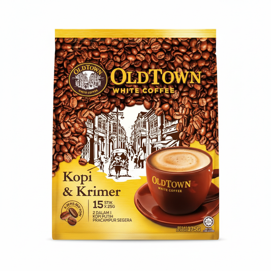 Old Town 2-in-1 Instant White Coffee - Coffee & Creamer 325g