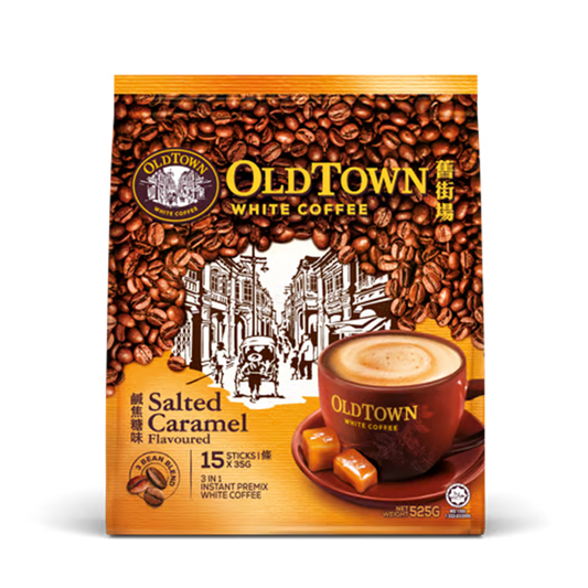 Old Town 3-in-1 Instant White Coffee 525g (Salted Caramel)