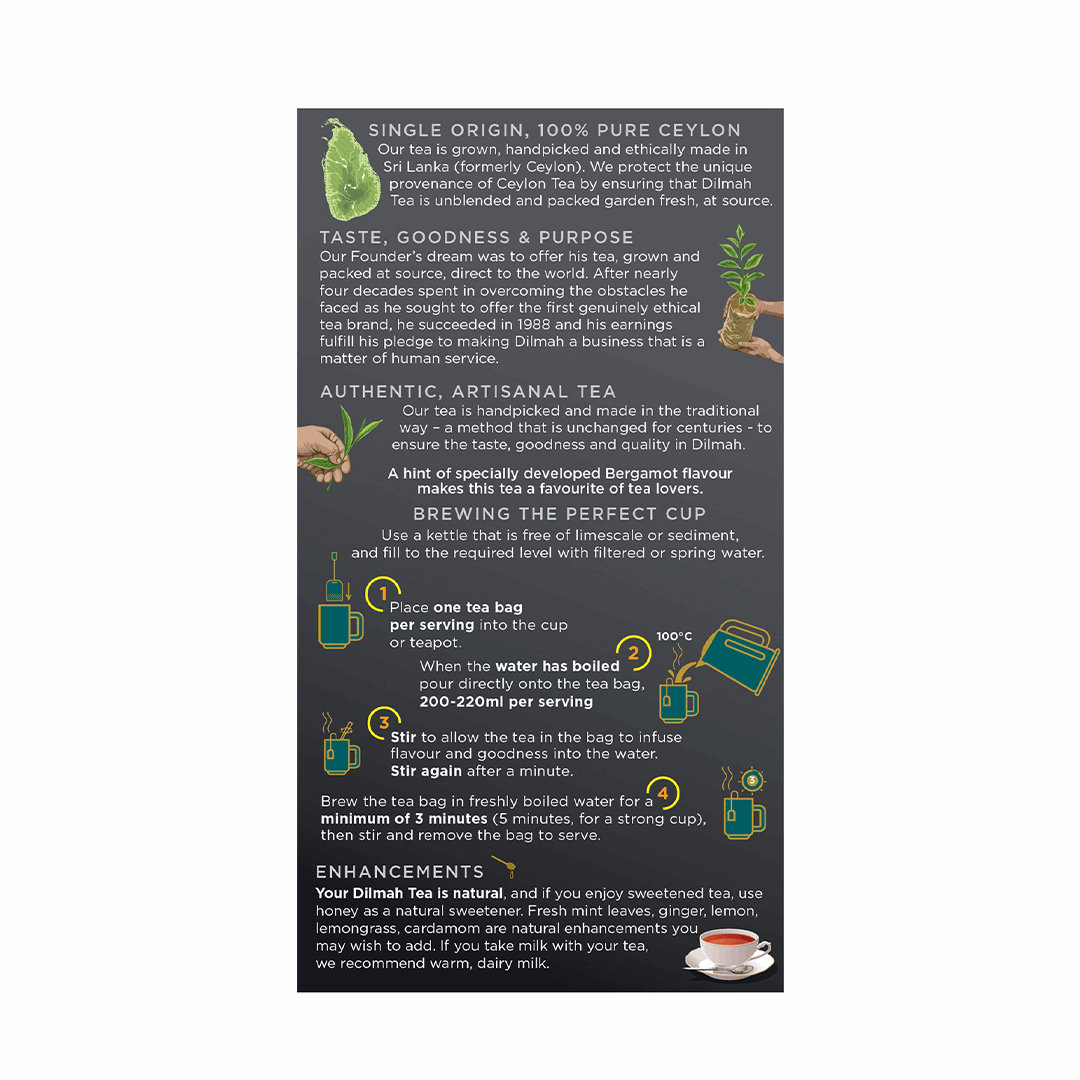 Dilmah String & Tag Earl Grey Tea 2g x 50 bags