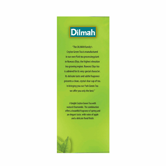 Dilmah String & Tag Green Tea Camomile 2g x 20 bags