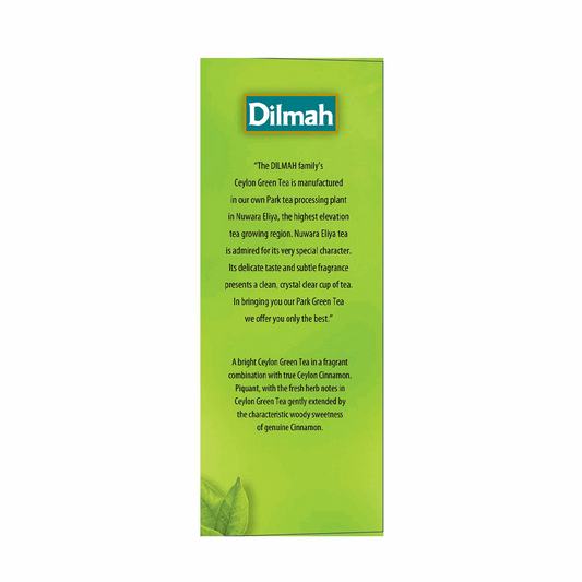 Dilmah String & Tag Green Tea Cinnamon 2g x 20 bags