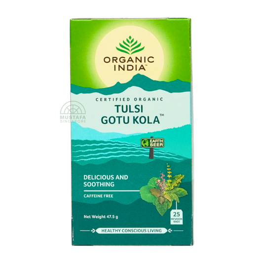 Organic India Tulsi Gotu Kola 47.5g 25 Infusion Bags