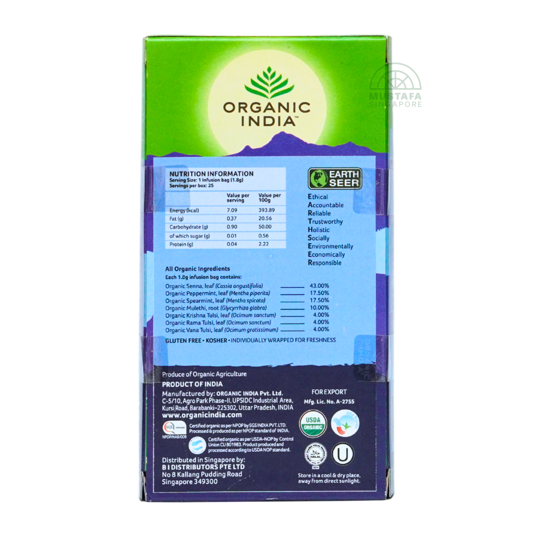 Organic India Tulsi Lax 45.00g 25 Infusion Bags