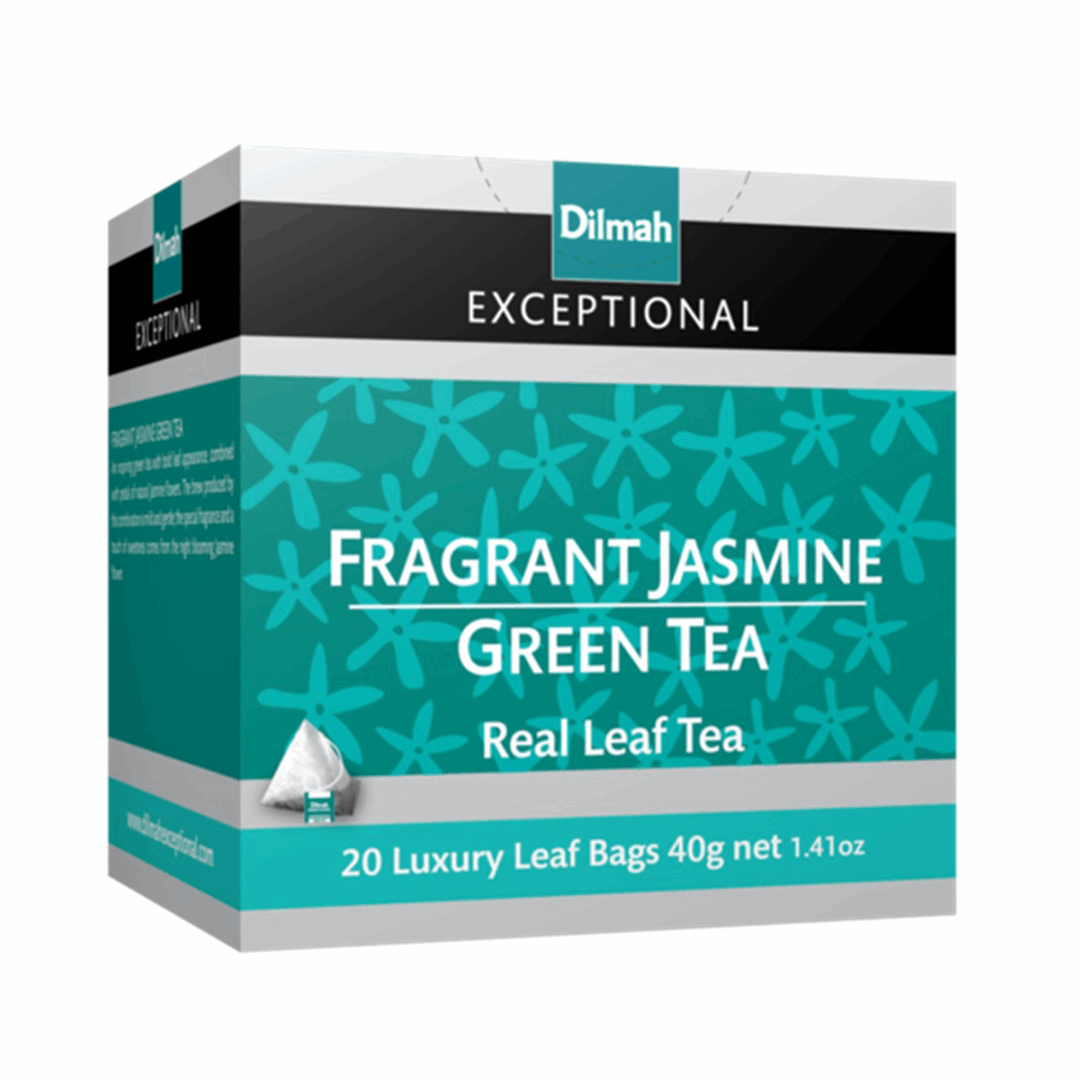 Dilmah String & Tag Fragrant Jasmine Green Tea 2g x 20 bags