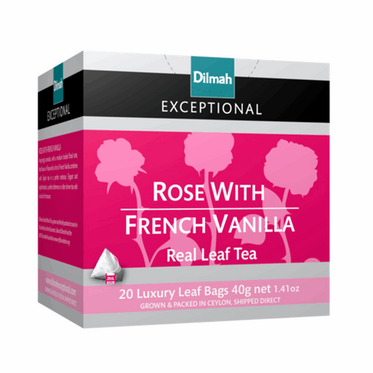 Dilmah String & Tag Rose French Vanilla Tea 2g x 20 bags