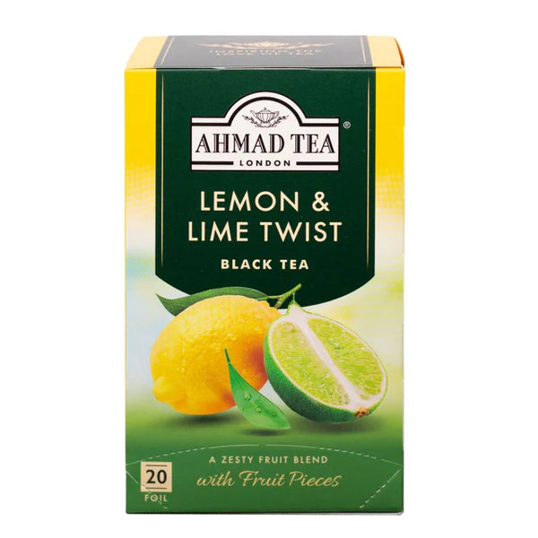 Ahmed Tea Lemon & Lime Twist Black Tea 2g x 20 bags